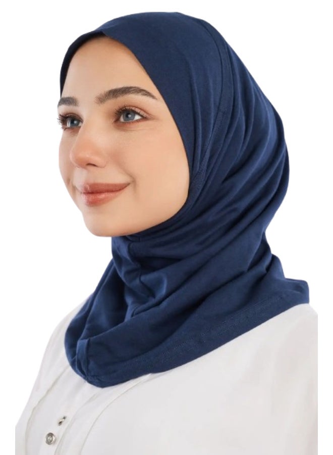 "One-Piece Instant Super-Lycra Jersey Cotton Hijab - The Modern Edition - Multi-Color Collection" - Image 2